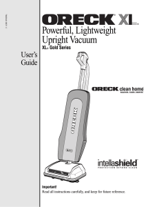 Powerful, Lightweight Upright Vacuum