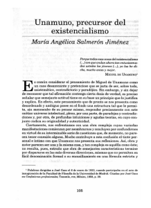 Unamuno, precursor del existencialismo