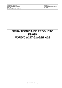Nordic Mist Ginger Ale - Coca