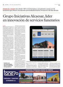 Grupo Iniciativas Alcaesar, líder en innovación de servicios funerarios
