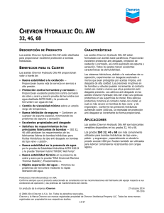 CHEVRON Hydraulic Oil AW 32, 46, 68