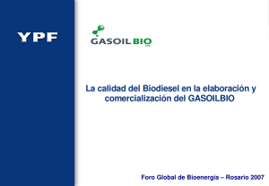 La calidad del Biodiesel en la elaboración y comercialización del