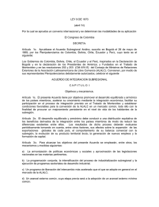 LEY 8 DE 1973 - Ministerio de Comercio, Industria y Turismo de