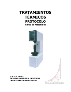 tratamientos térmicos - Escuela Colombiana de Ingeniería