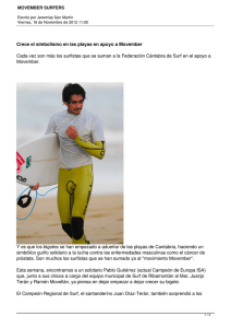 movember surfers - Federación Cántabra de Surf