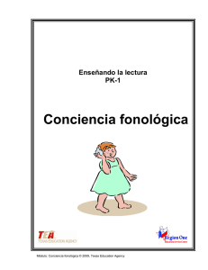 Conciencia fonológica - Escuela Líder Los Corales
