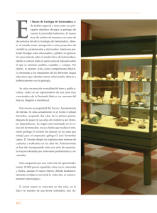 8.2 Museos, colecciones y geólogos ilustres en Extremadura