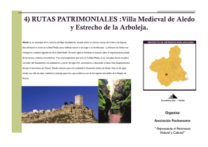 Villa Medieval de Aledo y Estrecho de la Arboleja.