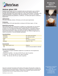 Producto Uso e Información Azúcar glass 10X