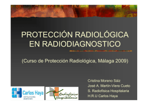 protección radiológica en radiodiagnostico
