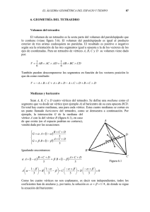 6. Geometría del tetraedro