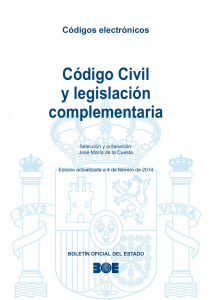 Códigos electrónicos Código Civil y legislación complementaria