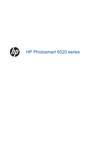 1 Ayuda de HP Photosmart 6520 series