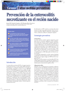 Prevención de la enterocolitis necrotizante en el recién nacido
