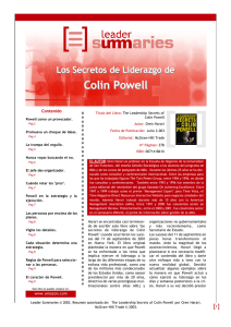 Los Secretos del Liderazgo de Colin Powell
