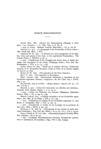 Page 1 ÍNDICE BIBLIOGRAFICO ANDRÉ ERN., 1881. « Species