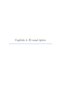 CAPITULO 4 EL CANAL OPTICO