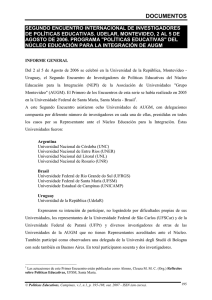 Informe Final SEgundo Encuentro[1]. AUGM