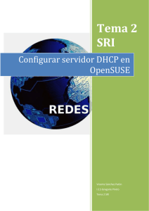 Configurar servidor DHCP en OpenSUSE