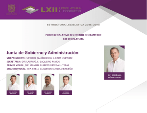Comisiones - Poder Legislativo del Estado de Campeche