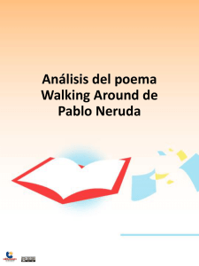 Análisis del poema Walking Around de Pablo