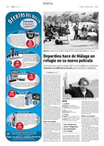 Depardieu hace de Málaga un refugio en su nueva