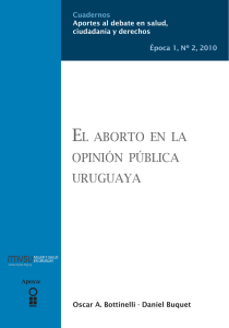 El aborto en la opinión pública uruguaya