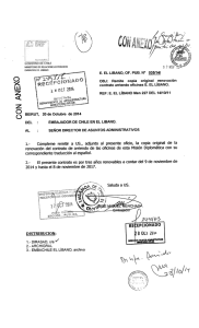 Contrato - Ministerio de Relaciones Exteriores de Chile