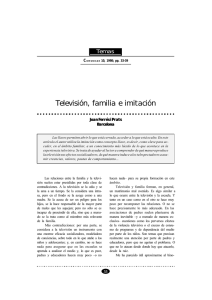 "Televisión, familia e imitación". Comunicar, nº 10