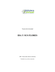 IDA Y SUS FLORES - Biblioteca Virtual Universal