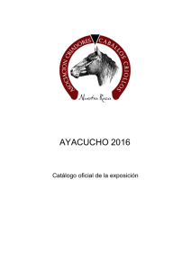 ayacucho 2016 - Asociación Criadores de Caballos Criollos
