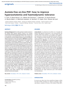 Acetate-free on-line PHF: how to improve hyperacetatemia