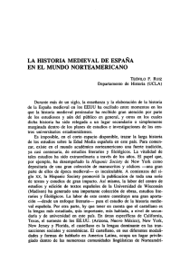 la historia medieval de españa en el mundo norteamericano