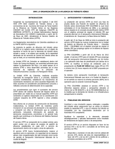 ENR 1.9 ORGANIZACIÓN DE LA AFLUENCIA DE TRÁNSITO