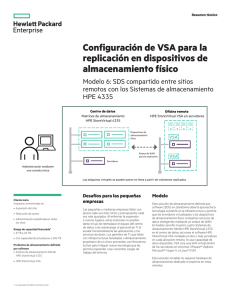 Configuración de VSA para la replicación en dispositivos de