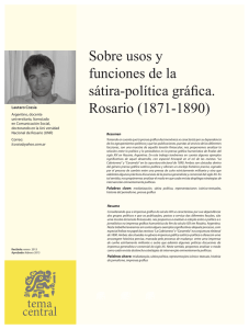Sobre usos y funciones de la sátira-política gráfica. Rosario (1871