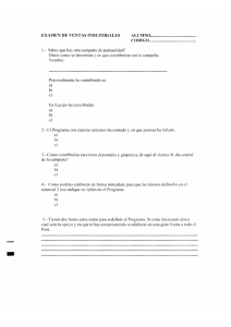 EXAMEN DE VENTAS INDUSTRIALES ALUM CODIGO