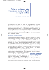 Mejores sueldos y más trabajo: de cómo el Brasil consiguió ambos