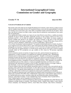 International Geographical Union Commission on Gender and