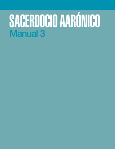 SACERDOCIO AARÓNICO Manual 3 - The Church of Jesus Christ