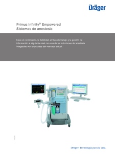 Primus Infinity® Empowered Sistemas de anestesia