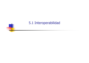 Apartado 5.1: Interoperabilidad