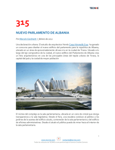 nuevo parlamento de albania