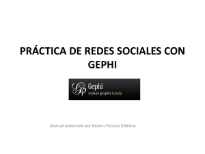 PRÁCTICA DE REDES SOCIALES CON GEPHI