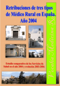 Estudio sobre las retribuciones del medico rural en España