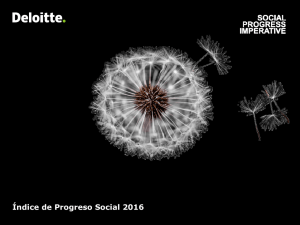 Índice de Progreso Social 2016