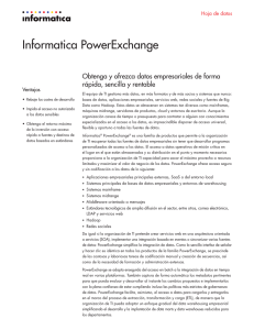 Data Sheet Informatica PowerExchange
