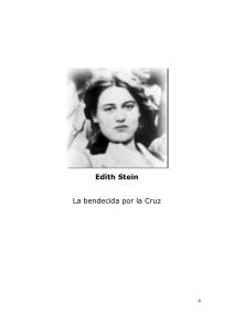 Edith Stein La bendecida por la Cruz