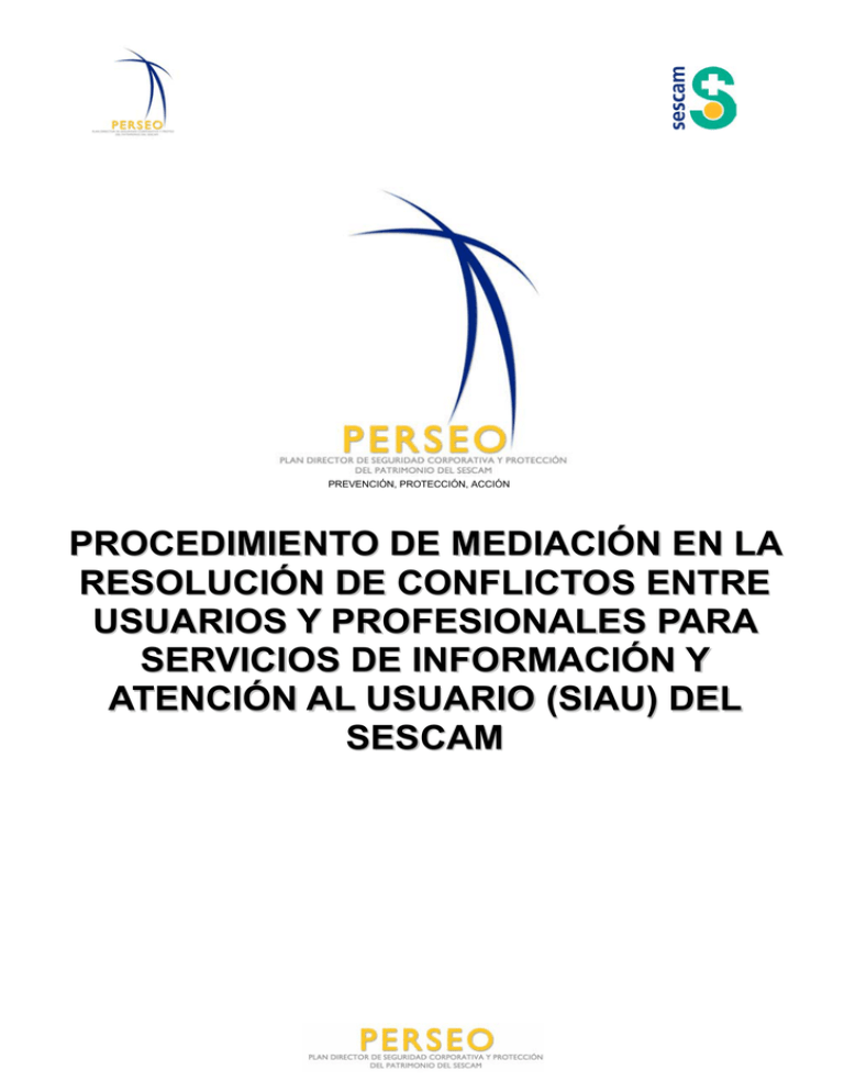 Procedimiento De Mediación En La Resolución De Conflictos Entre