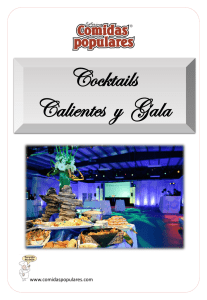 Cocktails Calientes y Gala - Catering Comidas Populares